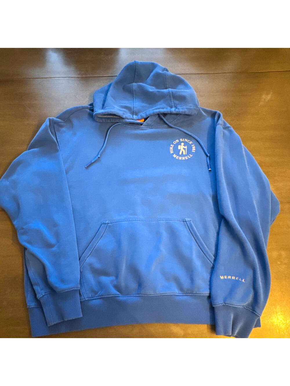 Merrell Men's Blue Hoodie Graphic Logo Kangaroo Pocket XXL [COPY]